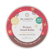 Organic winter balm for hands of Ikarov Winter Hand Balm Shea & Cinnamon for normal and dry skin, with shea butter and cinnamon, 60 ml