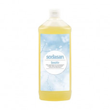 The organic Sodasan Sensitiv liquid soap for sensitive and children's skin the spare wheel, 1 l