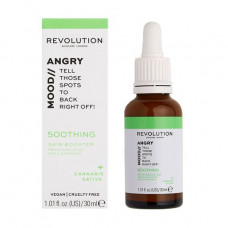 The refreshing and moisturizing serum for the person Revolution Skincare Angry Mood Soothing Skin Booster, 30 ml