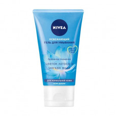 The refreshing gel for Nivea washing the Flower of a lotus and soft water, for normal skin, 150 ml