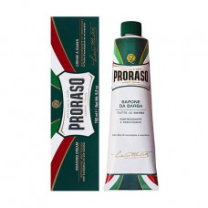 The refreshing and toning Proraso shaving cream with extract of an eucalyptus and menthol, 150 ml