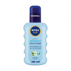 The refreshing spray for a body of Nivea Sun of Uwlazhnenije after suntan, with an aloe belief and gialurony, 200 ml