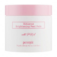 Clarifying a peeling-pady for the person Petitfee & Koelf Hibiscus Brightening Peel Pads with a hibiscus and the Damask rose, 70 pieces