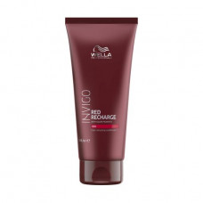 Coloring balm leaving for hair of Wella Professionals Invigo Red Recharge Conditioner for red shades, 200 ml