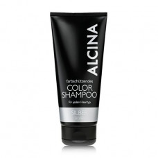 Coloring shampoo for hair of Alcina Hair Care Color Shampoo with the looking after complex, Silver, 200 ml