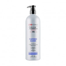 Coloring shampoo for hair of CHI Ionic Color Illuminate Shampoo Platinum Blonde, 739 ml