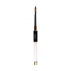 Oval brush for acrylic design and modeling of nails of Kira Nails Acrylic 6 (Kolinsky)