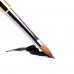 Oval brush for acrylic design and modeling of nails of Kira Nails Acrylic 6 (Kolinsky)