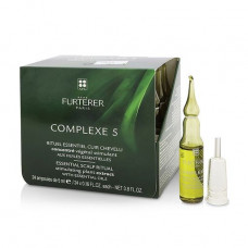 Improving complex for head skin of Rene Furterer Complexe 5 Essential Scalp Ritual Stimulating Plant Concentrate With Warming Esential Oils, 24*5 ml