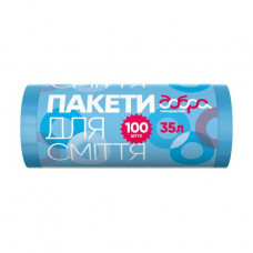 Packages for garbage Gospodarochka of 35 l, 100 pieces Is kind.