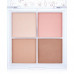 Palette for a konturing of the person GlamBee Pallete Contouring tone 02, 14 g