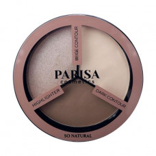 Palette for a konturing of the person Parisa Cosmetics HL-03 tone 01, 10.5 g