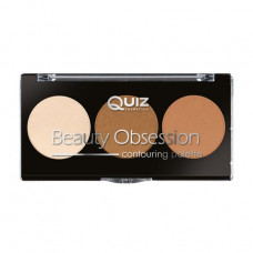 Palette for a konturing of the person Quiz Cosmetics Beauty Obsession Contouring Palette, 10 g