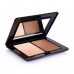 Palette for a konturing of the person Radiant Strobing & Sculpting Palette, 02 Medium Dark, 16 g
