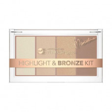 Palette for a make-up of the person Bell HYPOAllergenic Highlight & Bronze Kit by Marcelina, 20 g