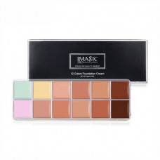 Palette for a make-up of the person Imagic 12 Colors Foundation Cream, FA-112, 42 g