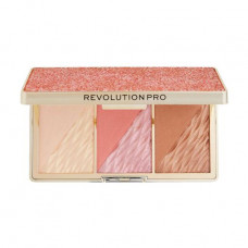 Palette for a make-up of the person Revolution Pro Crystal Luxe Face Palette Rose Fresco, 8.4 g