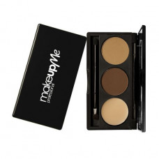Palette for modeling of eyebrows of Make Up Me FB3 (powder + a concealer + a brush), 8.1 g