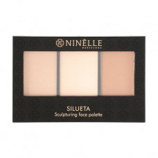 Palette for a skulpturirovaniye of the person Ninelle Silueta Sculpturing Face Palette 501, 12 g