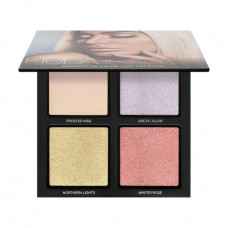 Palette of highlighters for the person Huda Beauty 3D Highlighter Palette, Winter Collection, 30 g