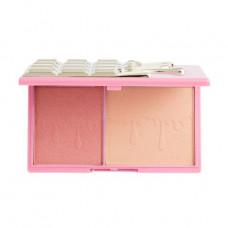 Palette of highlighters for the person I Heart Revolution Rose Fizz Glow Chocolate Face Palette, 11 g