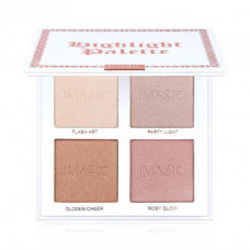 Palette of highlighters for the person Imagic Highlight Palette, FA-118, 18 g