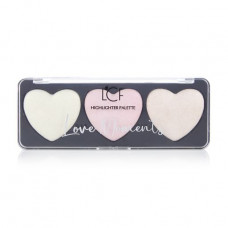 Palette of highlighters for the person LCF Love Moments Highlighter Palette, 20 g