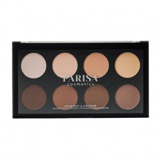 Palette of highlighters and proofreaders for the person Parisa Cosmetics Highlight And Contour Pro Palette HL-08, 21.6 g