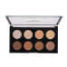 Palette of highlighters and proofreaders for the person Parisa Cosmetics Highlight And Contour Pro Palette HL-08, 21.6 g