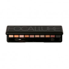 Palette of the eye shadow Focallure 10 Colors Eyeshadow Palette 01, 10 g