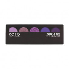 Palette of the eye shadow Kobo Professional Eye Shadow Set Purple Sky, 9 g