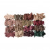 Palette of the eye shadow Lamel Professional Eyeshadow 16 Shades Of Burgundy, 16 g