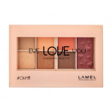Palette of the eye shadow Lamel Professional Oh My Eye Love You 402 Fairy Tail, 4 g