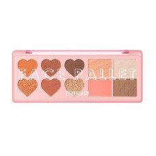 Palette of the eye shadow Pinkflash Multi Face Palette 1, 13.2 g