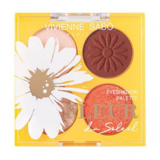 Palette of the eye shadow Vivienne Sabo Fleur Du Soleil Eyeshadow Palette 01, 4.8 g