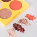 Palette of the eye shadow Vivienne Sabo Fleur Du Soleil Eyeshadow Palette 01, 4.8 g