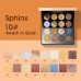 Palette of the eye shadow Zeesea Pyramid Eyeshadow Palette, 10 Sphinx, 17 g