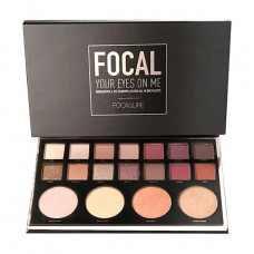 Palette of eye shadow + highlighters of Focallure Focal Your Eyes On Me Shadow Palette, 28 g