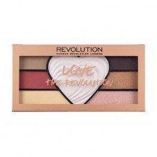 Palette of shadows and highlighter for an age of Makeup Revolution Love the Revolution Palette, 21 g