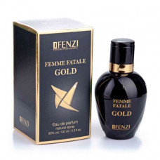 The perfumed Jfenzi FEMME FATAL GOLD water of female 100 ml