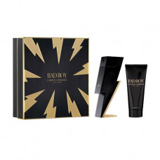 The perfumed set men's Carolina Herrera Bad Boy (toilet water, 100 ml + shower gel, 100 ml)