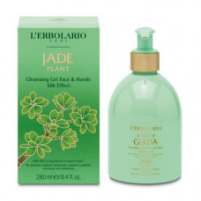 The perfumed face gel and bodies of L'Erbolario Albero di Giada Jade Plant Cleansing Gle Face & Hands Silk Effect the Jade flower cleaning 280 ml