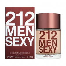 The perfumed Carolina Herrera 212 Sexy Men aftershave lotion of men's, 100 ml