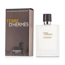 The perfumed Hermes Terre d'Hermes aftershave lotion of men's, 100 ml