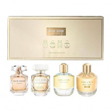 The perfumed Elie Saab Miniatures set women's (Le Parfum of 7.5 ml, Le Parfum In White of 7.5 ml, Girl of Now of 7.5 ml, Girl of Now Shine of 7.5 ml)