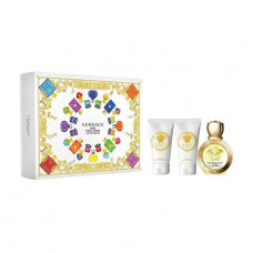 The perfumed Versace Eros Pour Femme set women's (toilet water, 50 ml + shower gel, 50 ml + body lotion, 50 ml)
