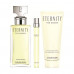 The perfumed set female Calvin Klein Eternity (the perfumed water, 100 ml + body lotion, 100 ml + the perfumed water, 10 ml)