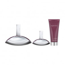 The perfumed set female Calvin Klein Euphoria Woman (the perfumed water, 100 ml + the perfumed water, 30 ml + body lotion, 100 ml)