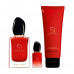 The perfumed set female Giorgio Armani Si Passione (the perfumed water, 50 ml + the perfumed water, 7 ml + body lotion, 75 ml)