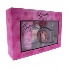 The perfumed set female Guess Girl (toilet water, 100 ml + toilet water, 15 ml + body lotion, 200 ml)